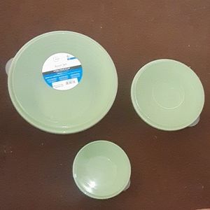 Bowl set, green